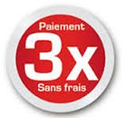 Paiement 3X sans frais