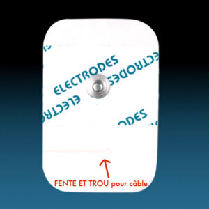 1200 électrodes HOLTER 57mm x 38mm MOUSSE