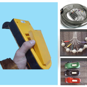 ECG 1 piste 10 electrodes sur papier et PC Windows