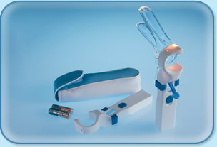 Systeme d'eclairage avec 2 LEDS pour speculum