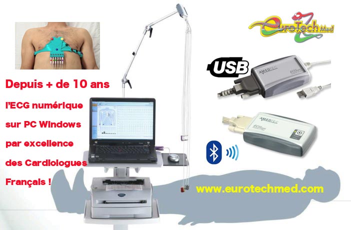 ECG EXPERT 12 derivations sur PC WINDOWS 8